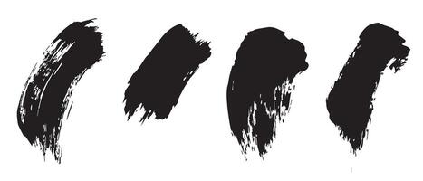 High-Quality Black Ink Texture with Splatter vector