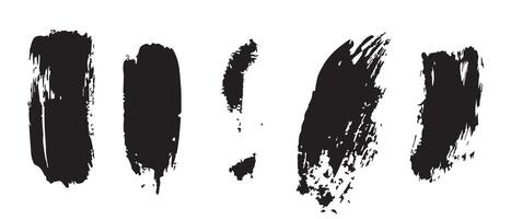 Messy Ink Splatter Texture in Black HD vector