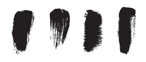 Handcrafted Black Ink Splatter Background vector