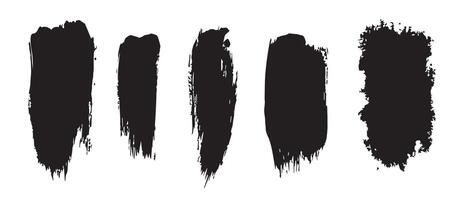 High-Resolution Black Ink Stain Texture vector