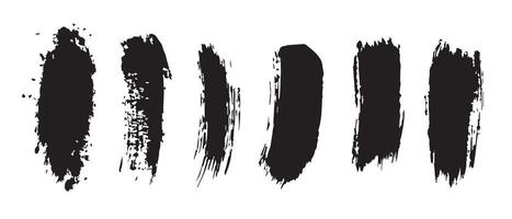 Black Ink Chaos Texture Background vector