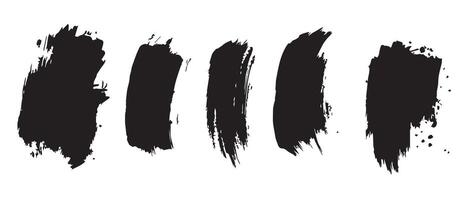 Black Ink Spread Texture Background vector