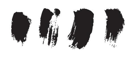 Bold Black Ink Texture Background in High Res vector