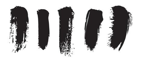 Edgy Black Ink Texture with High Resolution vector