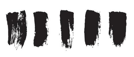 Black Ink Chaos Surface Texture vector