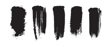 Grunge Style Ink Blots in Black Texture vector