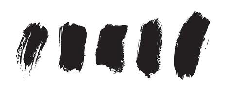 Black Ink Texture with Scattered Splatters vector