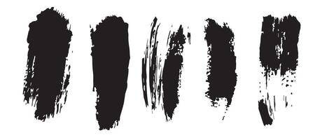 Grunge Splatter Texture with Dark Ink vector