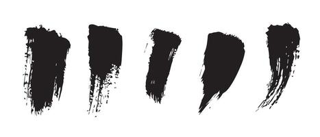 Textured Ink Background in Black Monochrome vector