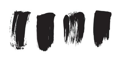 Messy Ink Texture Background in Black vector