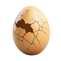 Broken Egg Remains Against Transparent Background for Culinary Projects png