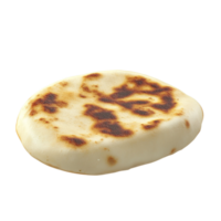 Arepa Dumpling Front View Full Length 3D Rendering Against White Background png