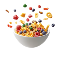 Breakfast Cereal - 3D Rendering Against White Background png