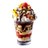 Ice Cream or Sundae on transparent background png