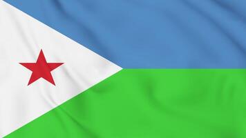 The flag of djibouti is shown in this image video
