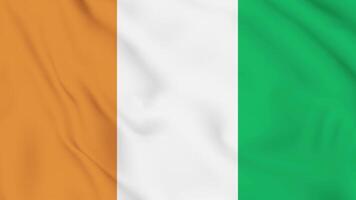 The flag of ireland is shown in the wind video