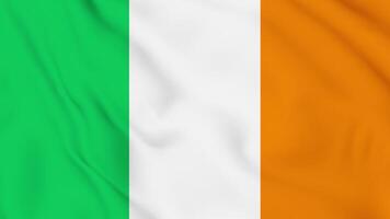 The flag of ireland is shown in this image video