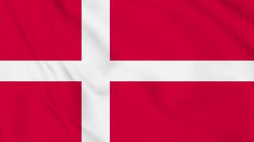 The flag of denmark is shown in this image video