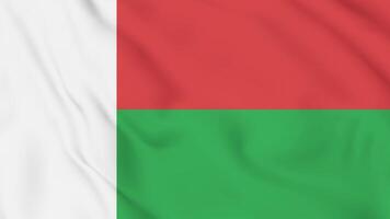 The flag of madagascar is shown in this image video
