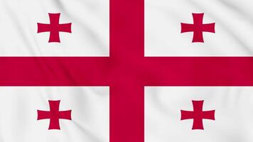 The flag of georgia is shown in this image video