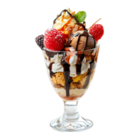 Ice Cream or Sundae on transparent background png
