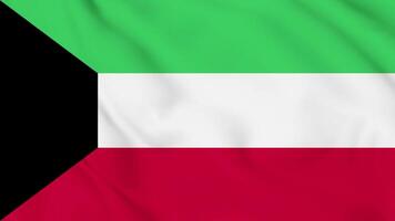 The flag of kuwait is shown in this image video
