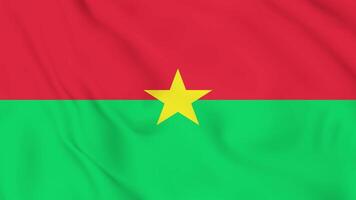 The flag of burkina faso is shown in this image video