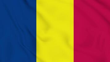 The flag of romania is shown in this image video