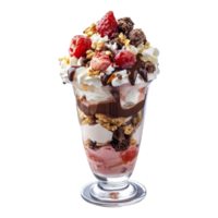 Ice Cream or Sundae on transparent background png