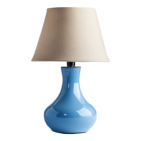 Lamp on a Blue Base Isolated Against a transparent Background png