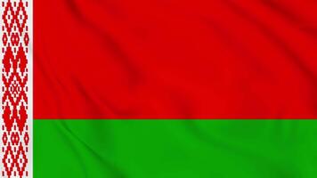 The flag of belarus is shown in this image. video