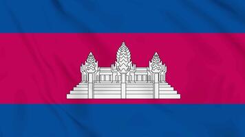 The flag of cambodia video