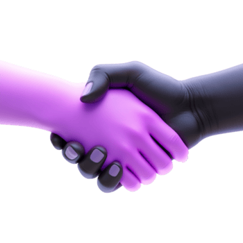 png 3d rendere di un' stretta di mano per accordo, collaborazione, e collaborazione contro trasparente sfondo per attività commerciale disegni, networking temi, o unità illustrazioni