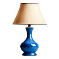 Lamp on a Blue Base Isolated Against a transparent Background png