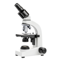 World Science Day Display with a Microscope Isolated Against a transparent Background png