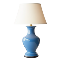 Lamp on a Blue Base Isolated Against a transparent Background png