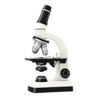 World Science Day Display with a Microscope Isolated Against a transparent Background png