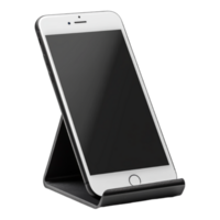Phone and Holder Isolated on Transparent Background png