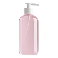 Pink Soap Bottle Isolated Against Transparent Background png