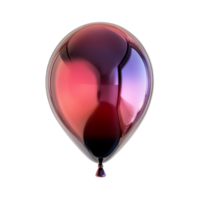 PNG Realistic Balloon Against Transparent Background for Festive and Event Designs