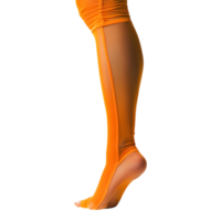 Orange leg visible, isolated against a transparent background png