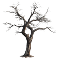 Creepy Dead Tree on transparent background png