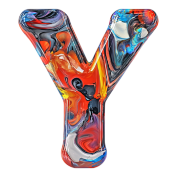 png alfabeto 'si' nel astratto stile isolato contro un' trasparente sfondo per moderno design progetti, creativo marchio, o unico tipografia applicazioni