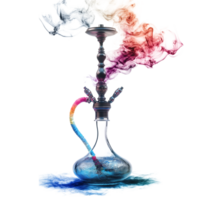 Hookah Shisha Wasserpfeife with smoke png