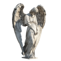 An angel against a transparent background in high resolution png