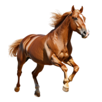 Running Horse on transparent background png