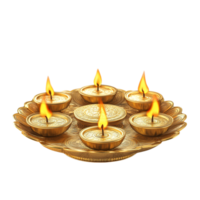 Happy Dhanteras celebration with gold coins on a transparent background png