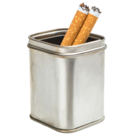Cigarette in a tin isolated on transparent background png