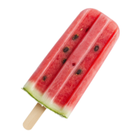 watermelon popsicle ice cream on a transparent background png