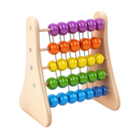 multi colored abacus on a transparent background png